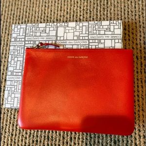 Comme Des Garçon small clutch/makeup bag